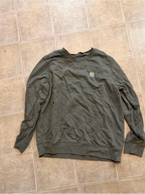 Green Carhartt crewneck